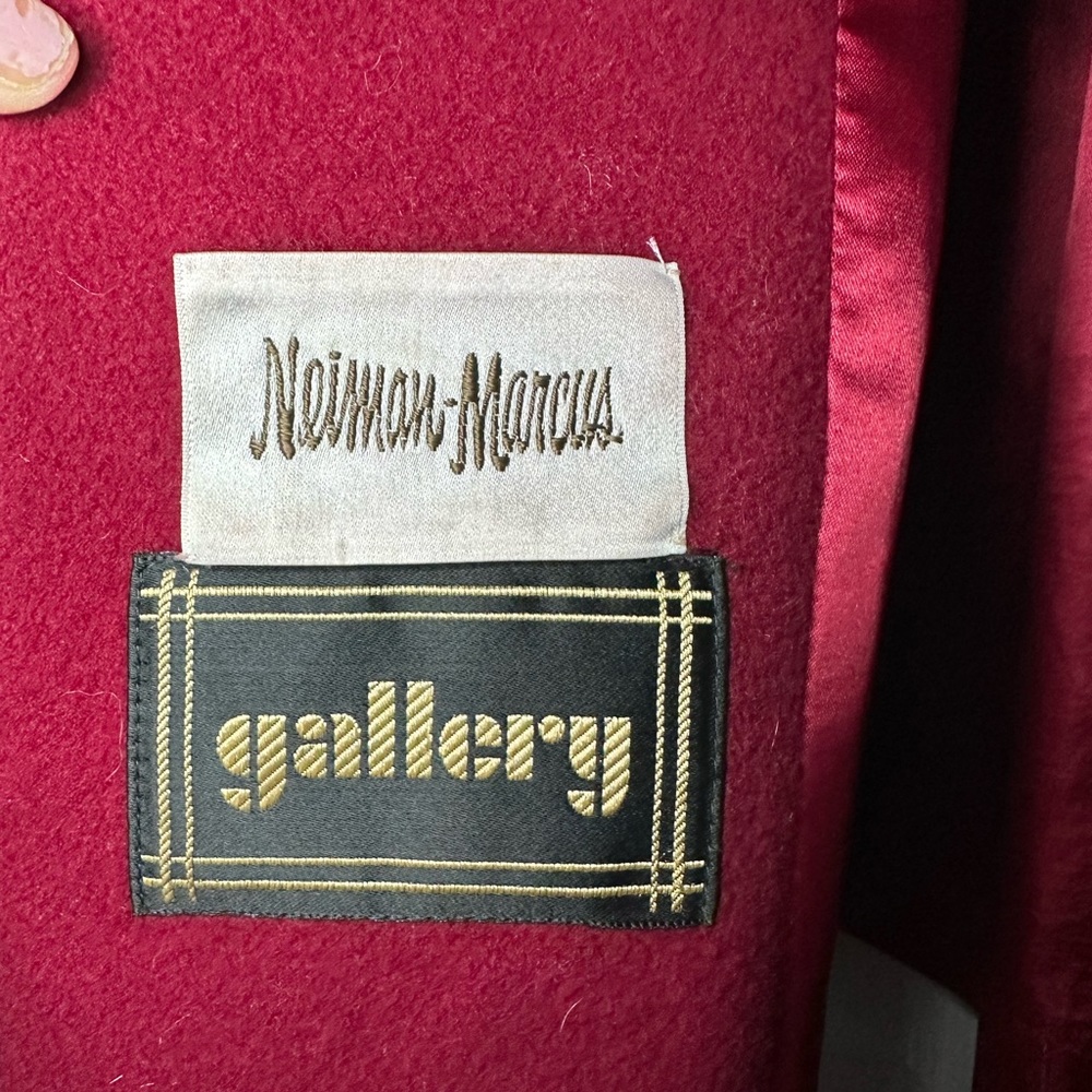 Vintage Neiman Marcus Gallery Wool Coat - Picture 5 of 8